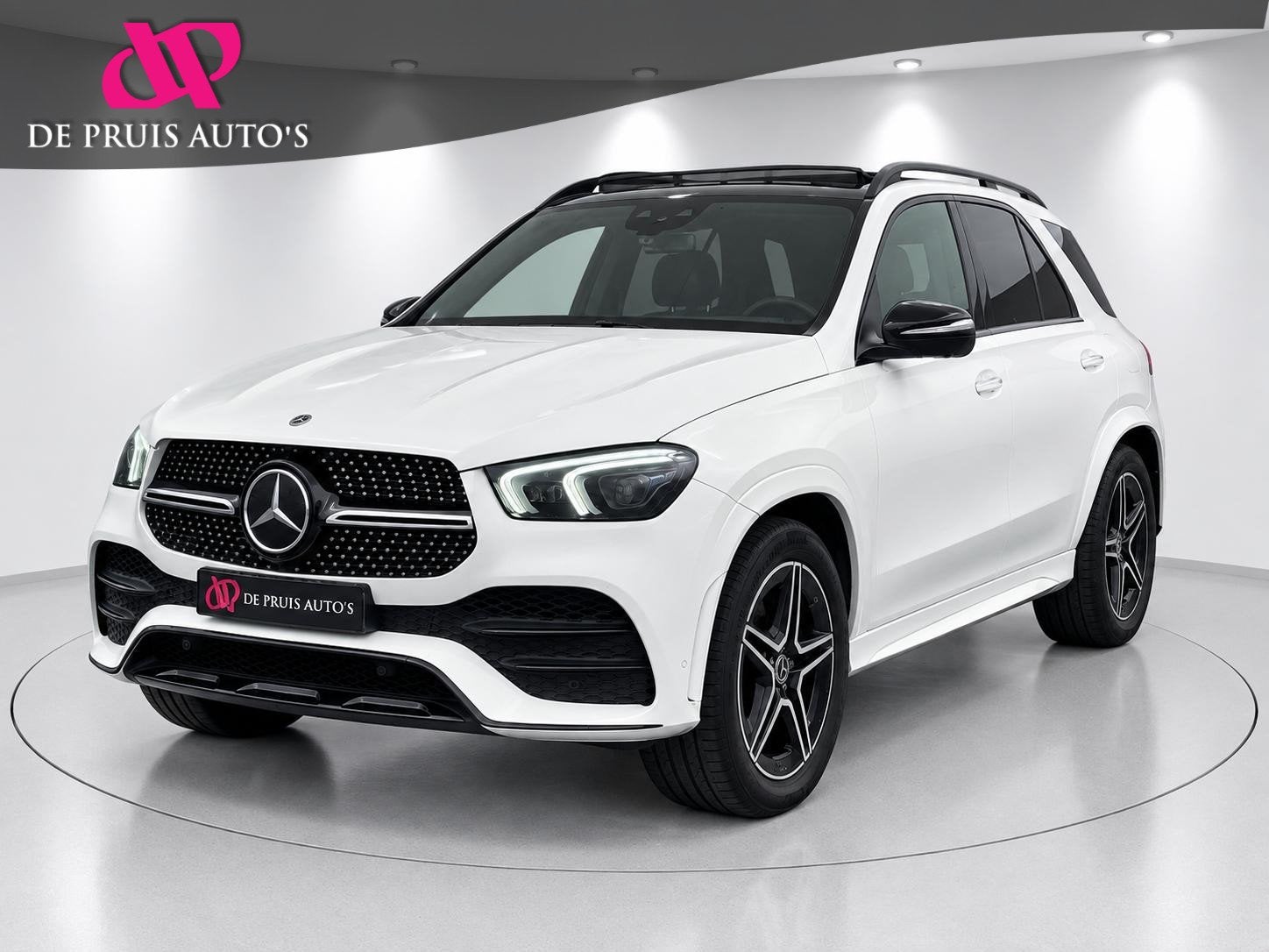 Mercedes-Benz GLE-klasse 400 D AMG Grijs Kenteken luchtverin, Auto's, Dealer onderhouden, Stof, 2925 cc, Met garantie (alle)