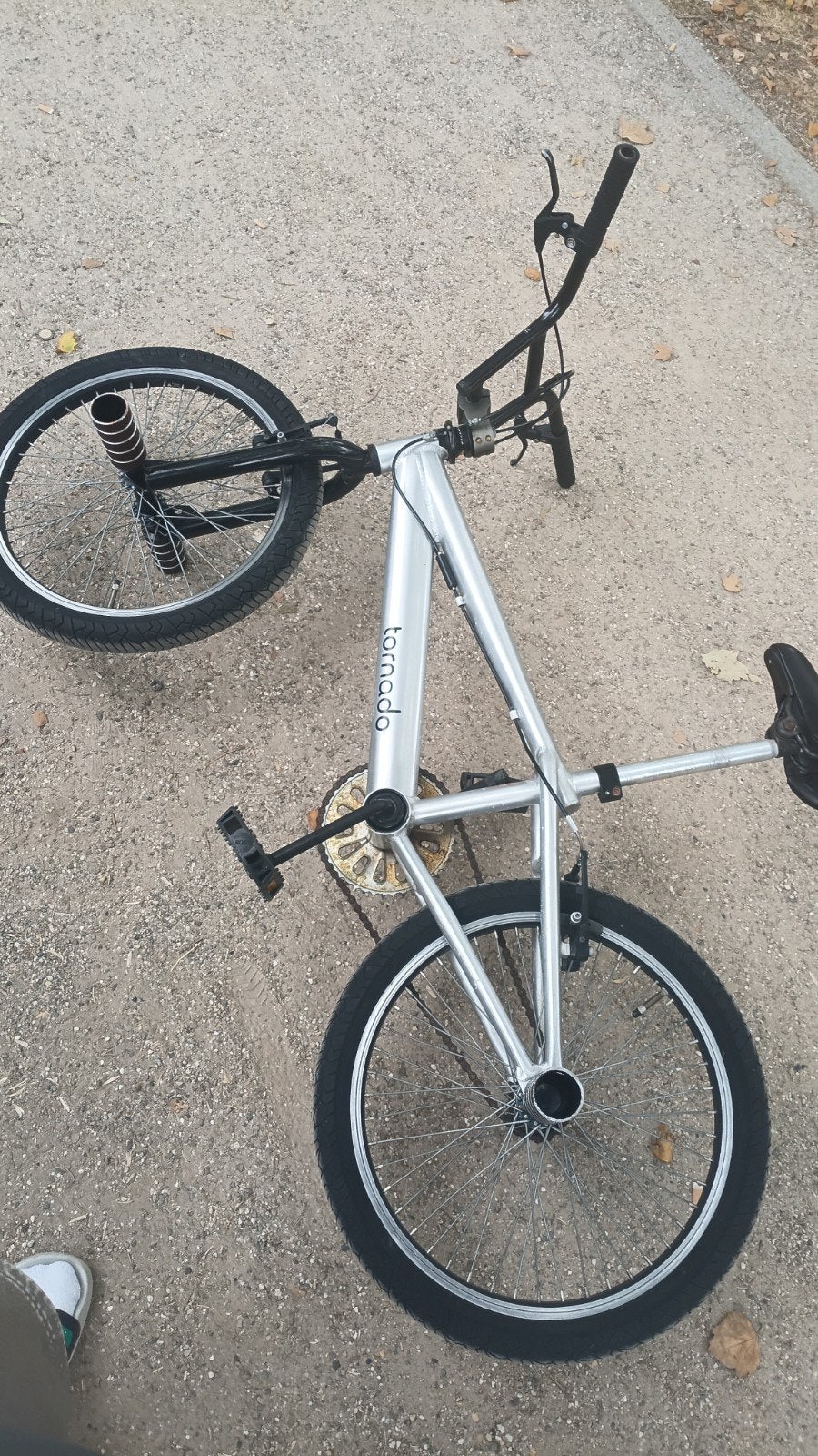 Tornado BMX Fiets - Zilverkleurig, Gebruikt, Ophalen, Gebruikt, Staal, Velgrem