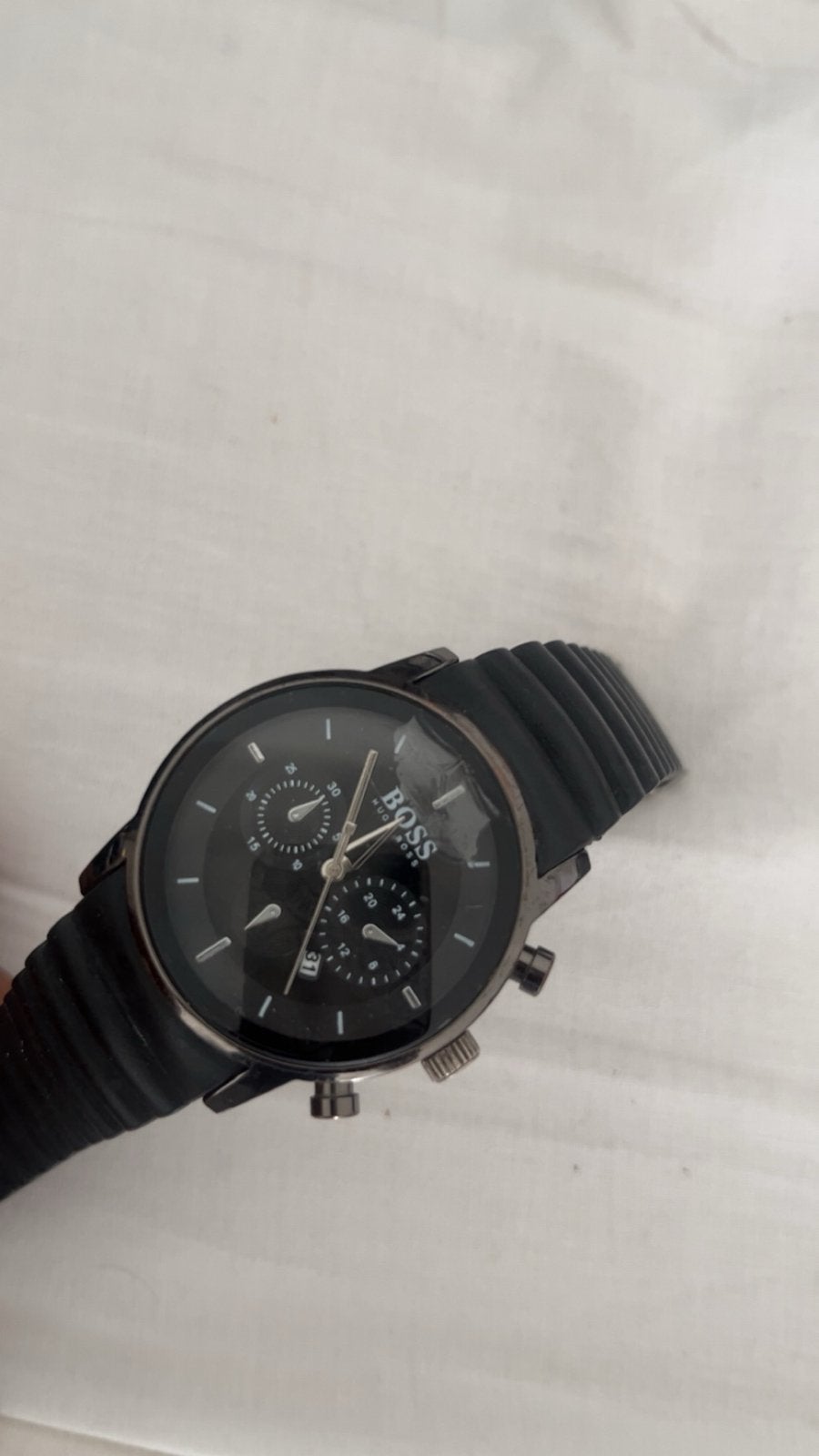 BOSS horloge, Overige merken, Gebruikt, Staal, Polshorloge