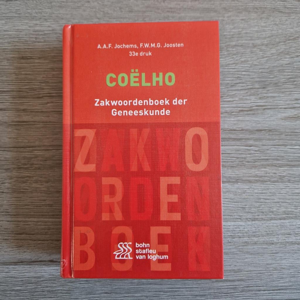 Zakwoordenboek der Geneeskunde - Coëlho 33e druk - Nieuw, Boeken, Studieboeken en Cursussen, Nieuw, Ophalen of Verzenden, WO, A.A.F. Jochems, F.W.M.G. Joosten