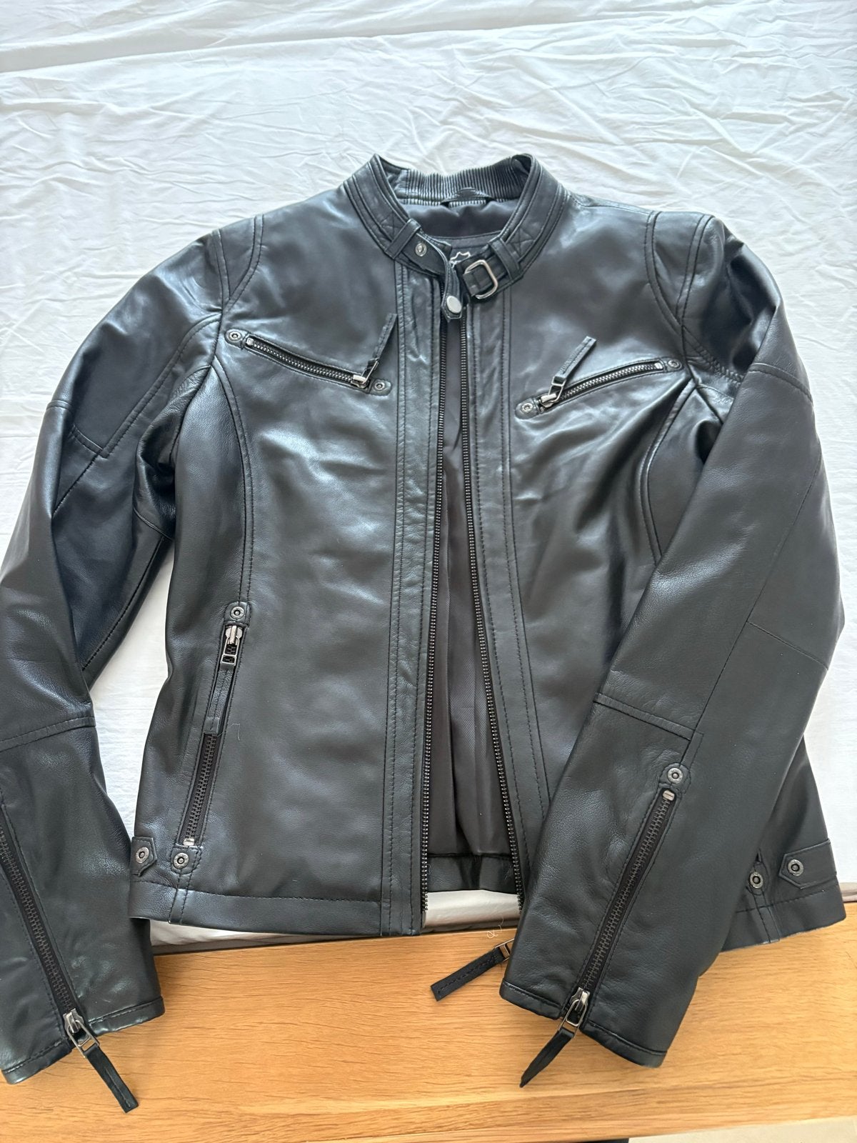 Nieuw zwart lamsleren jasje maat 36 - Dekkers Dutch Design, Ophalen of Verzenden, Nieuw, Maat 36 (S), Zwart