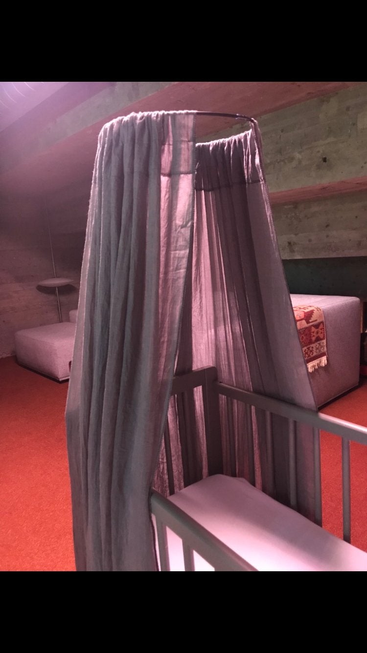 Klamboe/hemeltje met piekstok-Jollein, Kinderen en Baby's, Kinderkamer | Inrichting en Decoratie, Jollein, Ophalen of Verzenden