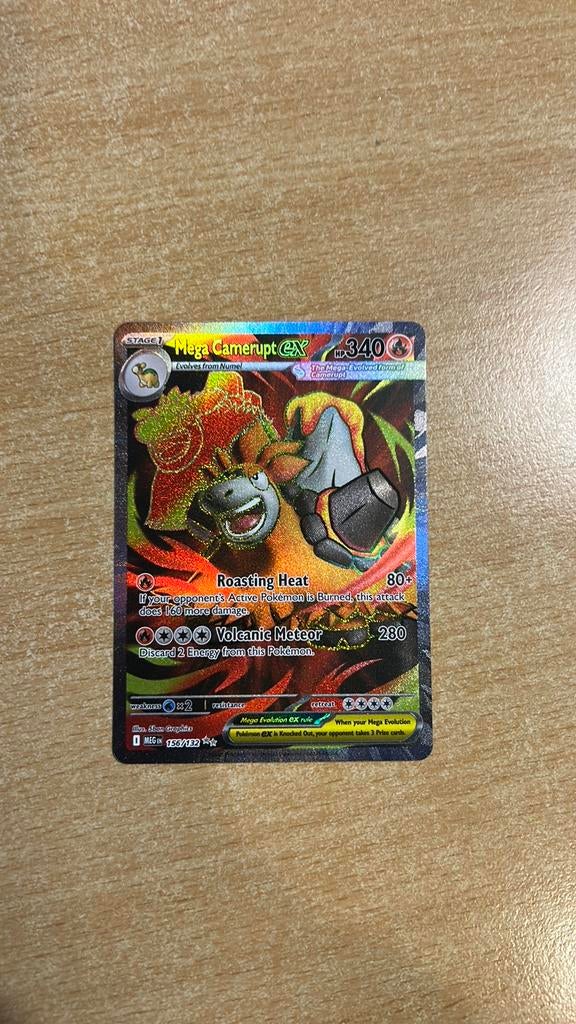 Mega Camerupt ex 156/132 Mega Evolution, Ophalen of Verzenden, Zo goed als nieuw