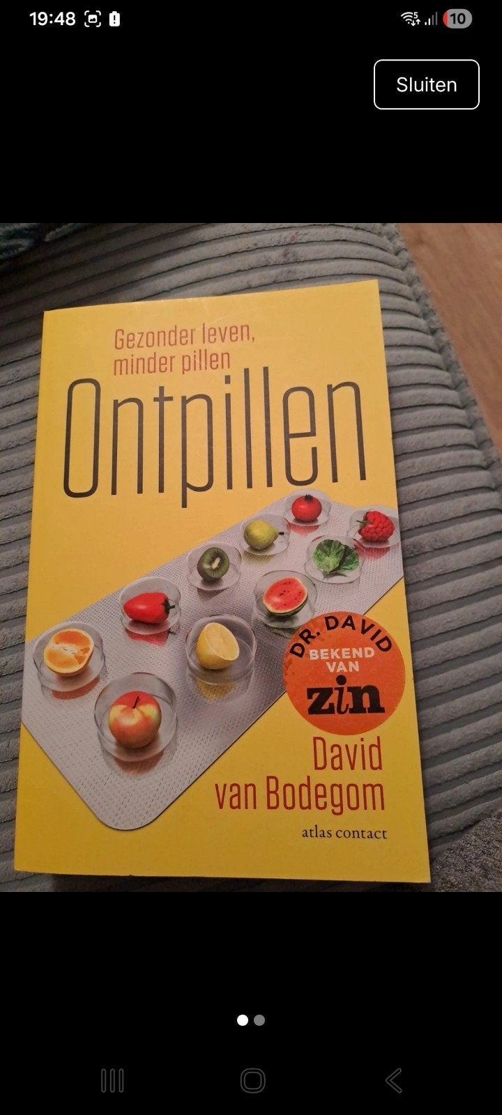 Ontpillen - Gezonder leven, minder pillen, Ophalen of Verzenden, Zo goed als nieuw