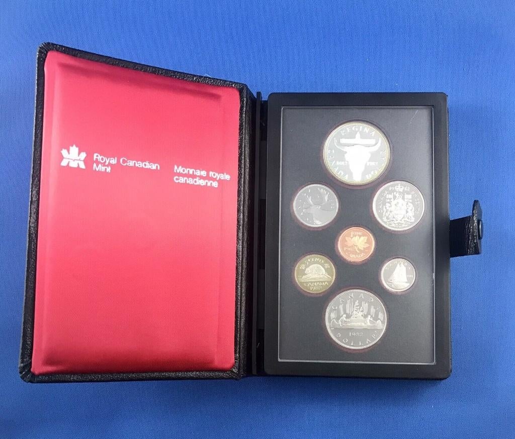 1982 CANADA PROOF DOUBLE DOLLAR MUNT SET, Postzegels en Munten, Munten | Amerika, Verzenden, Noord-Amerika, Losse munt