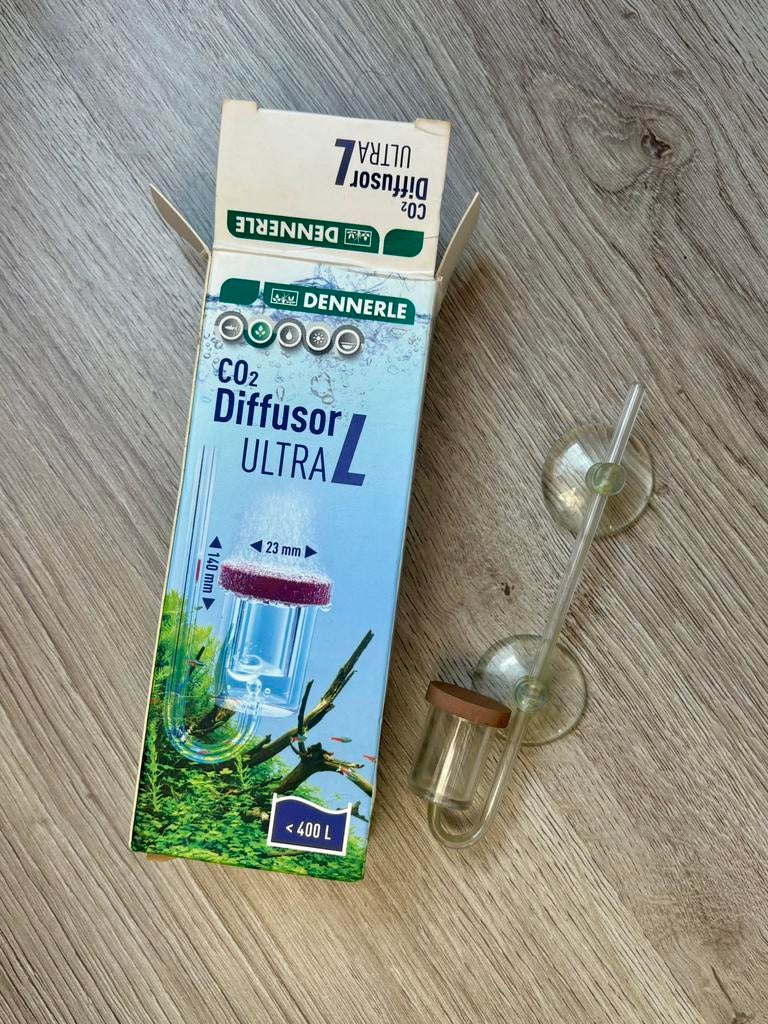 Dennerle co2 diffusor Ultra L, Ophalen of Verzenden, Zo goed als nieuw