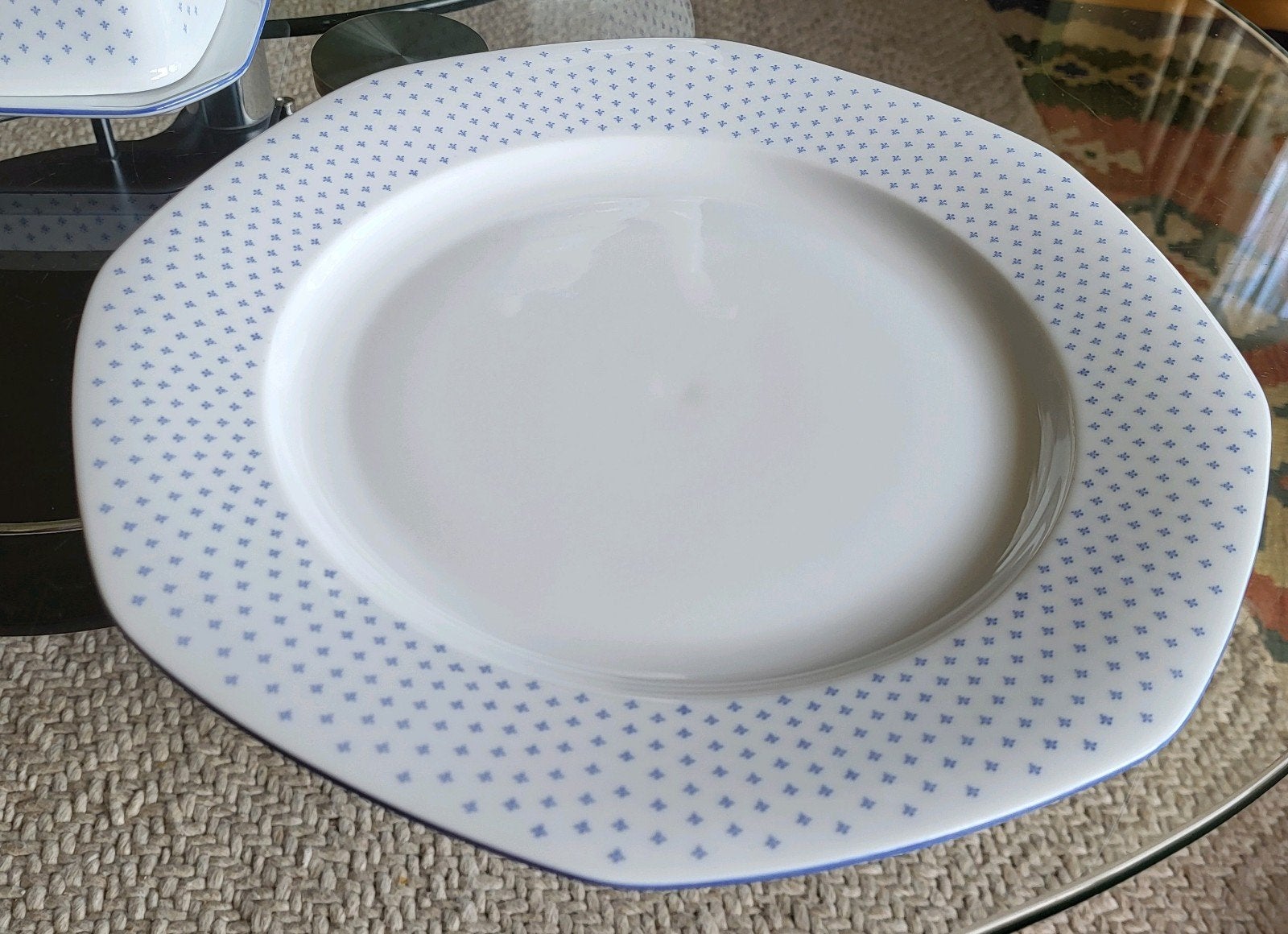 Gebaksbord 30 cm. Vintage Douwe Egberts .Seltmann/weiden, Overige merken, Vintage, Ophalen of Verzenden, Zo goed als nieuw