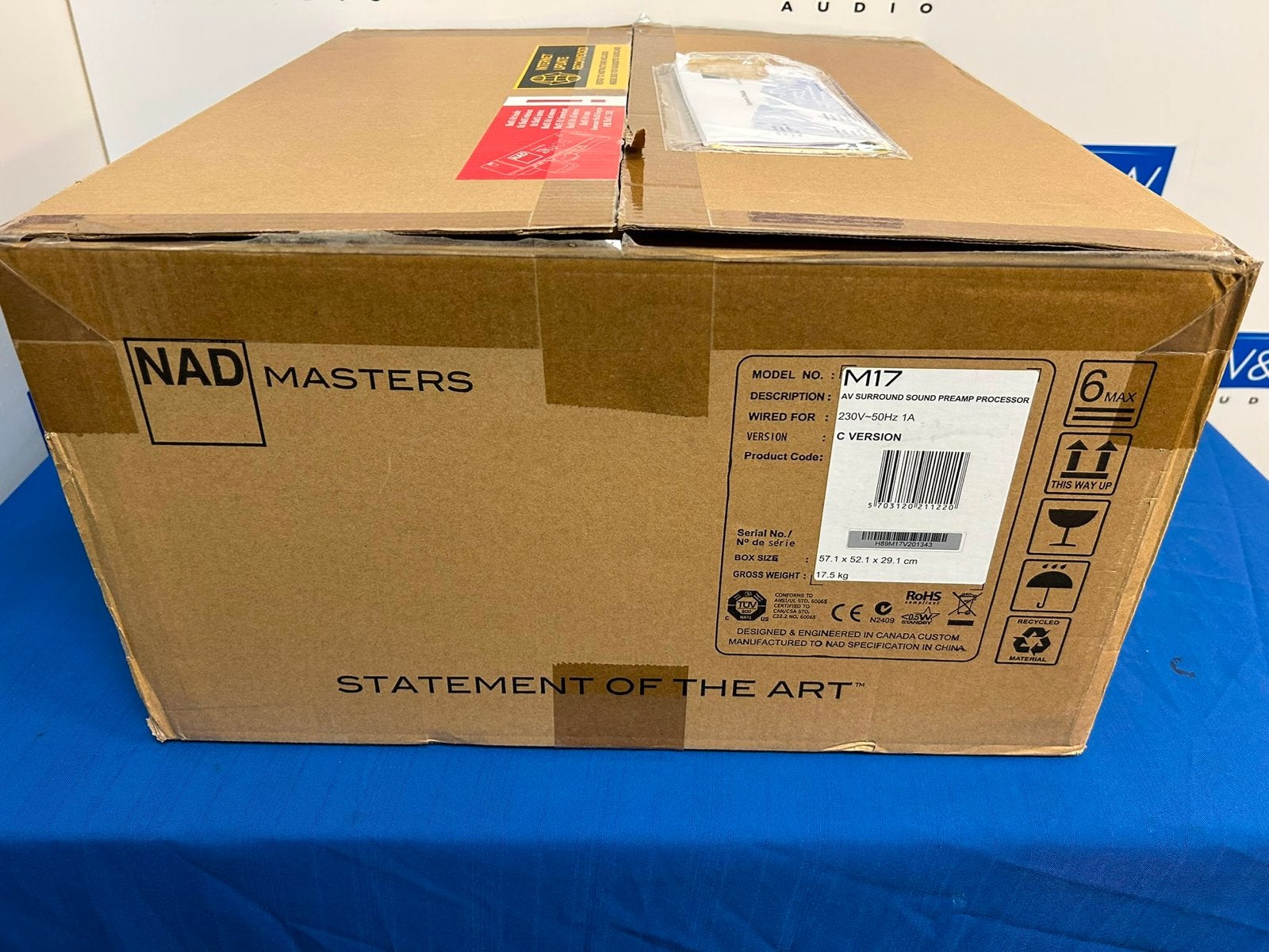 NAD Masters M17 V2 AV-processor - Topklasse met BluOS & Dira, Overige merken, ., Ophalen of Verzenden, .