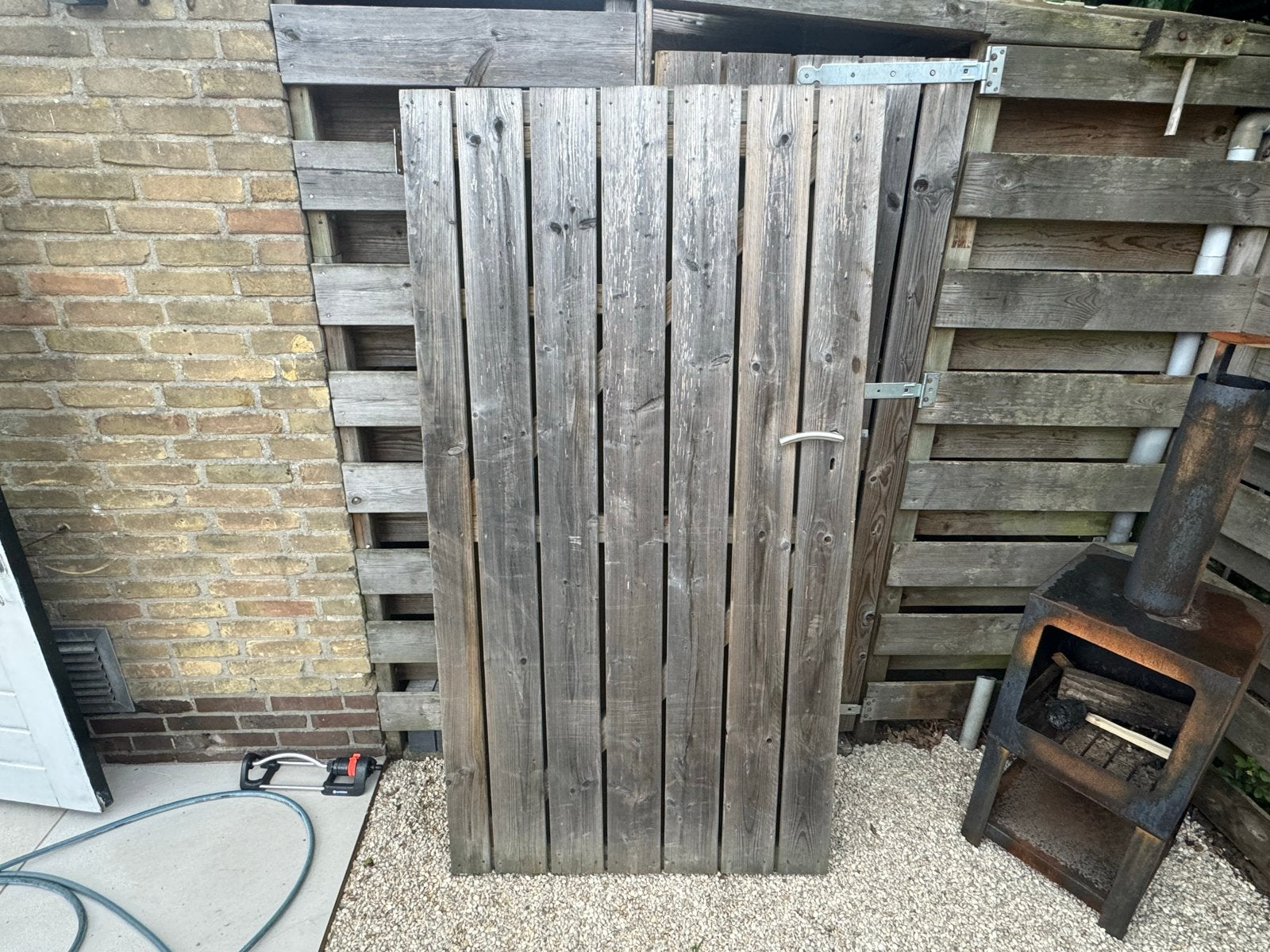 Robuuste Tuindeur / Schuttingdeur - 180x94 cm, Ophalen, Gebruikt, 80 tot 100 cm, Minder dan 200 cm
