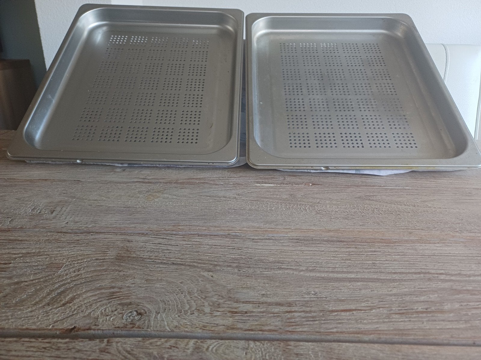 Te koop gastronoom bakken RVS voor stoom oven, Witgoed en Apparatuur, Ophalen, Minder dan 45 cm, Gebruikt, Minder dan 45 cm