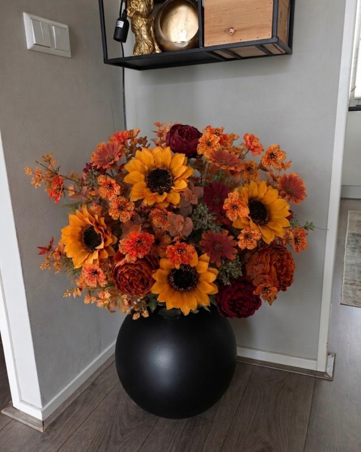 Super Herfst Kunstboeket 2026 Seizoensboeket - Herfstbloemen, Verzenden, Nieuw