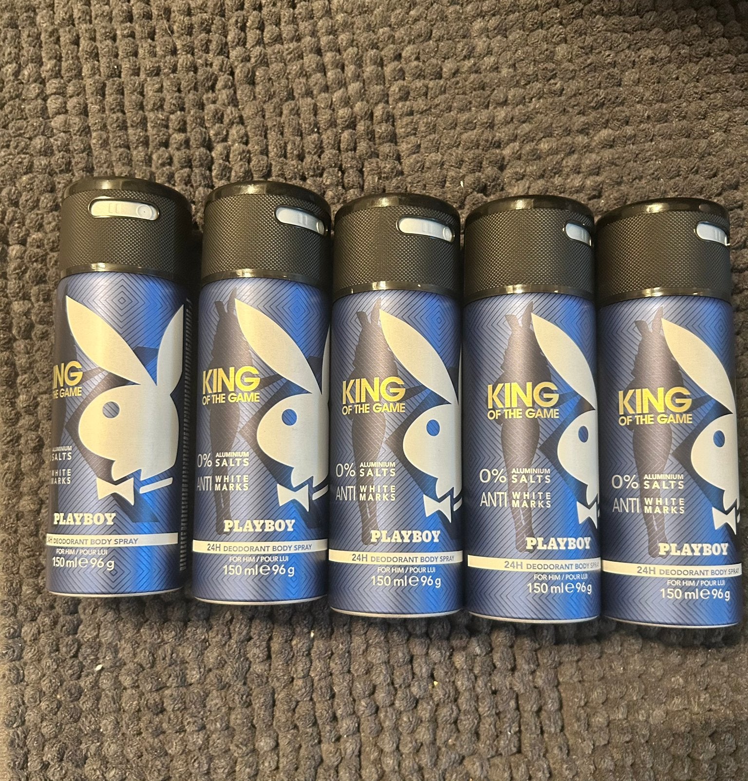 Playboy King of the Game Deodorant Spray 150ml, Ophalen of Verzenden, Nieuw, Deodorant of Bodyspray