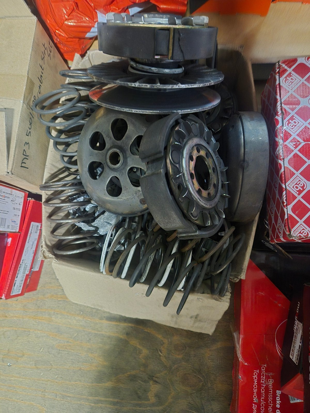 Mp3 Piaggio Gilera Fuoco 500/400cc koppeling variateur rolle, Ophalen of Verzenden