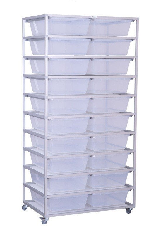 Gezocht RACK V28 - 2 WIDE - 10 LEVELS, 0 tot 2 jaar