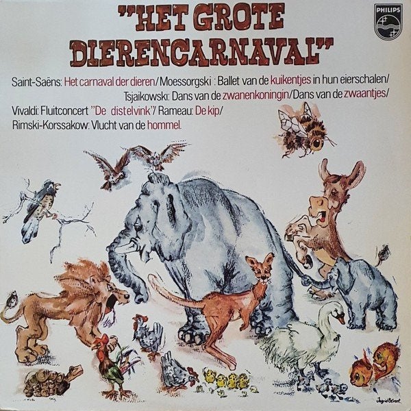 L.P. (1972) het Grote Dierencarnaval., LP, Ophalen of Verzenden, Inclusief binnenhoes, Kamermuziek