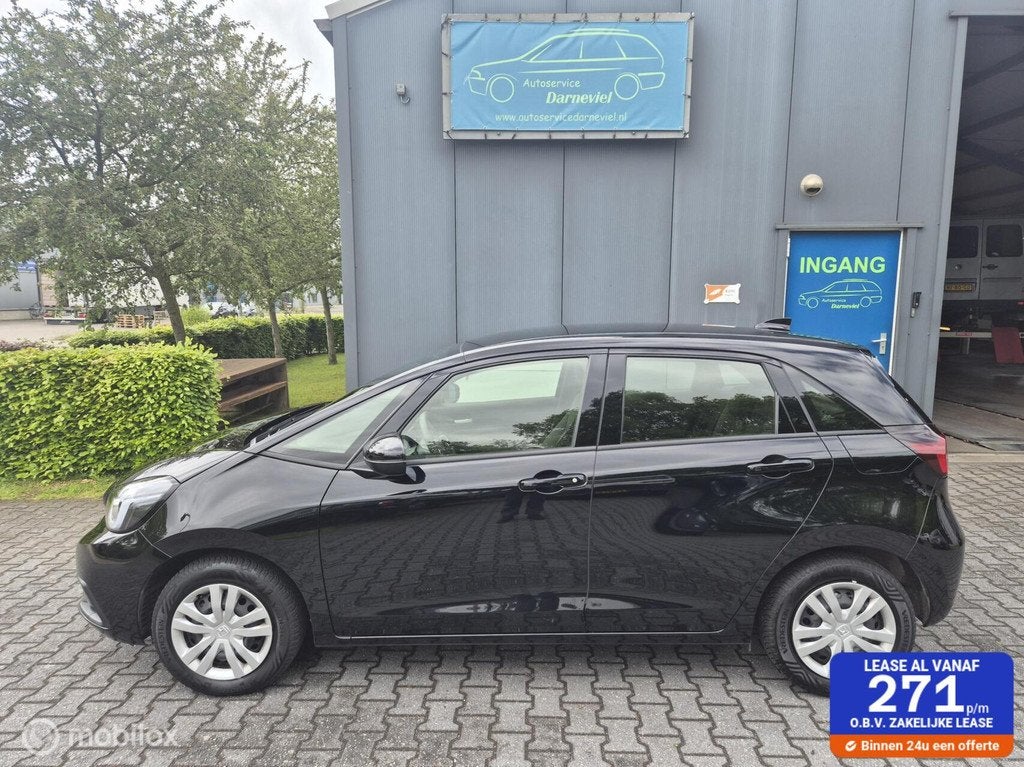 Honda Jazz 1.5 e:HEV Comfort super zuinig, Auto's, Euro 6, Zwart, Origineel Nederlands, Bedrijf