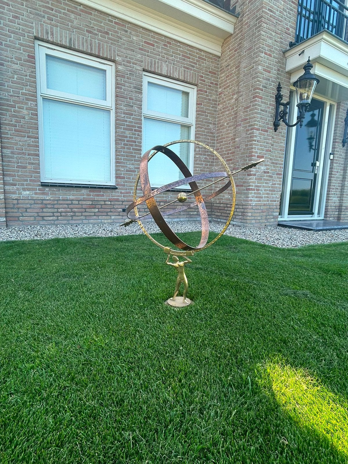Nostalux Zonnewijzer Z1 Hercules, Tuin en Terras, Zonnewijzers, Ophalen, Zo goed als nieuw
