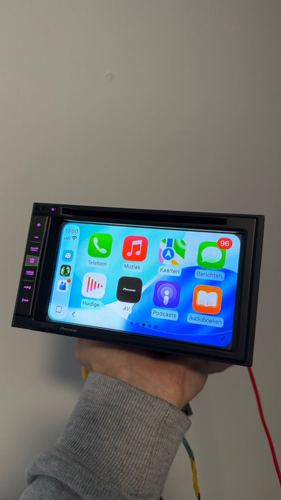 Pioneer AVIC-F980BT Autoradio + carlinkit draadloos carplay, Ophalen of Verzenden, Zo goed als nieuw