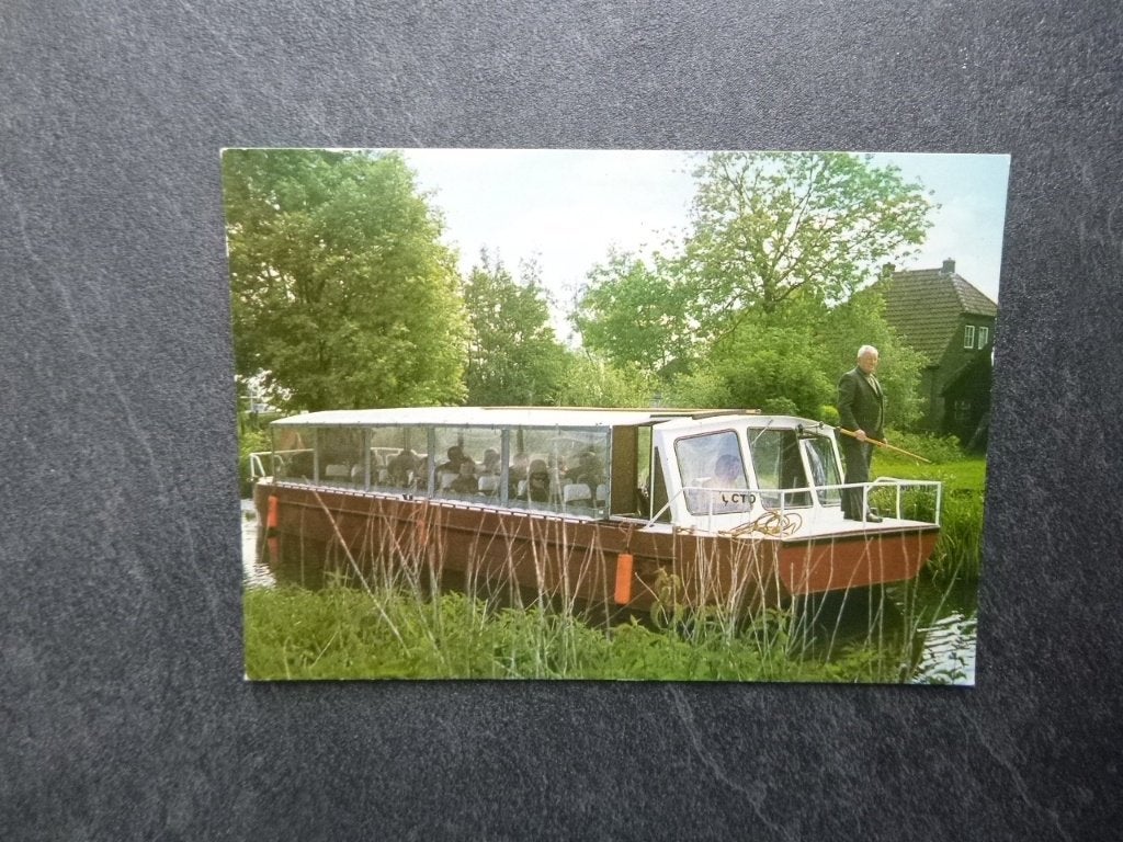 Ossenzijl, Hotel restaurant Kolkzicht/rondvaartboot 1975, Verzenden, 1960 tot 1980, Ongelopen, Noord-Brabant