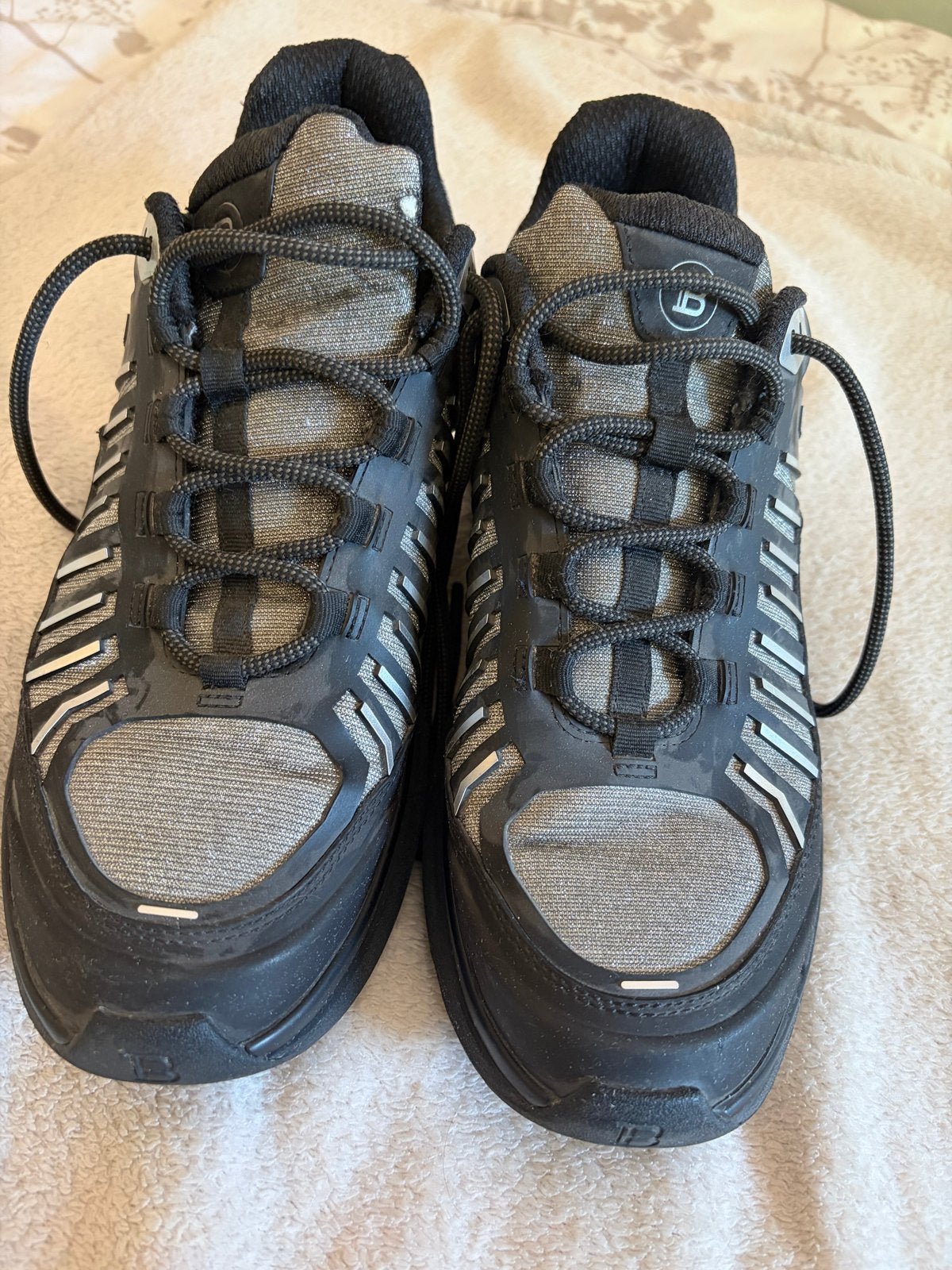 Balmain B-Court sneakers zwart/grijs, Kleding | Dames, Ophalen of Verzenden, Zo goed als nieuw, Zwart, Sneakers of Gympen