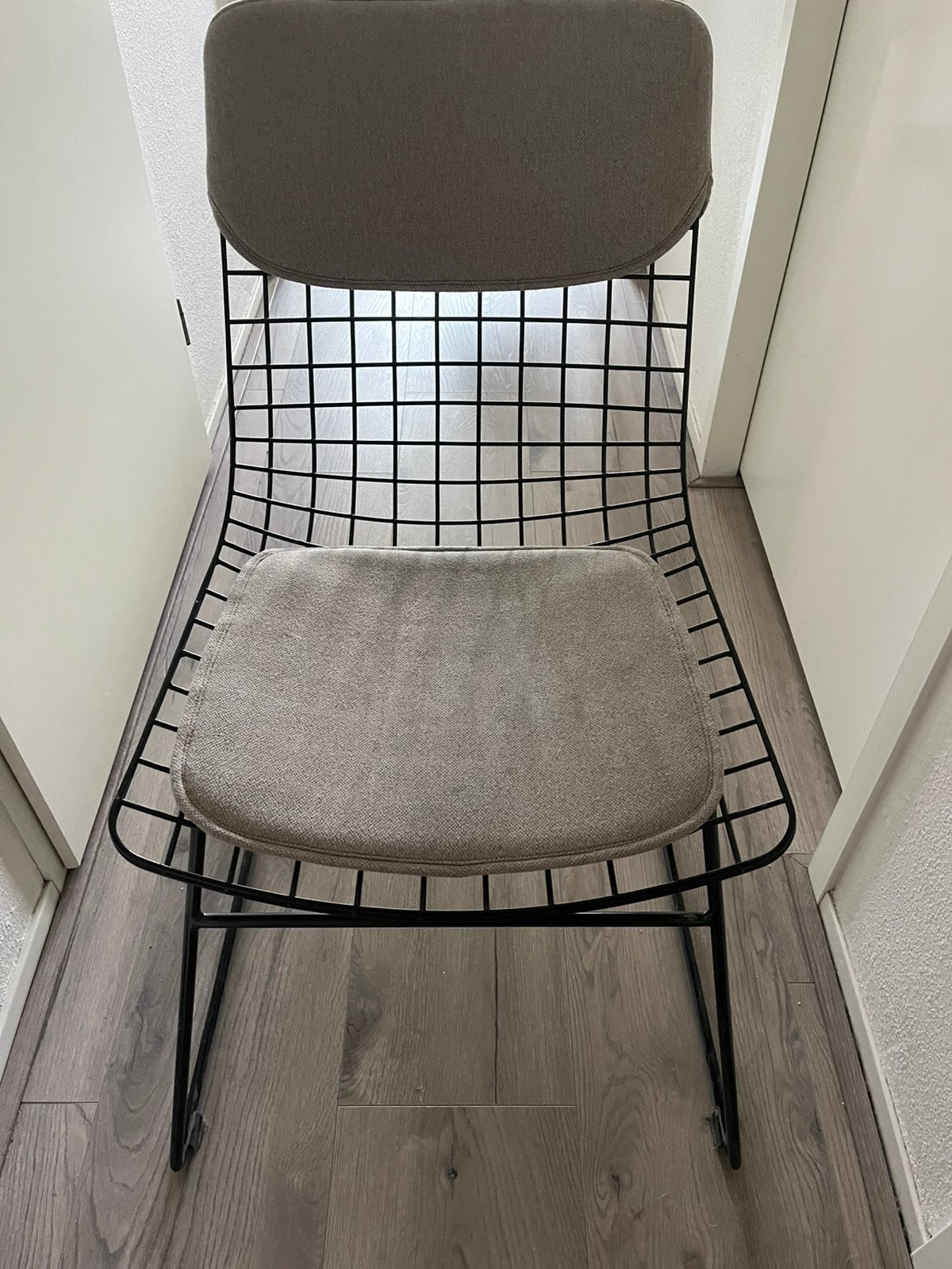 HK living stoel inclusief kussens, Ophalen, Gebruikt, Zwart, Metaal