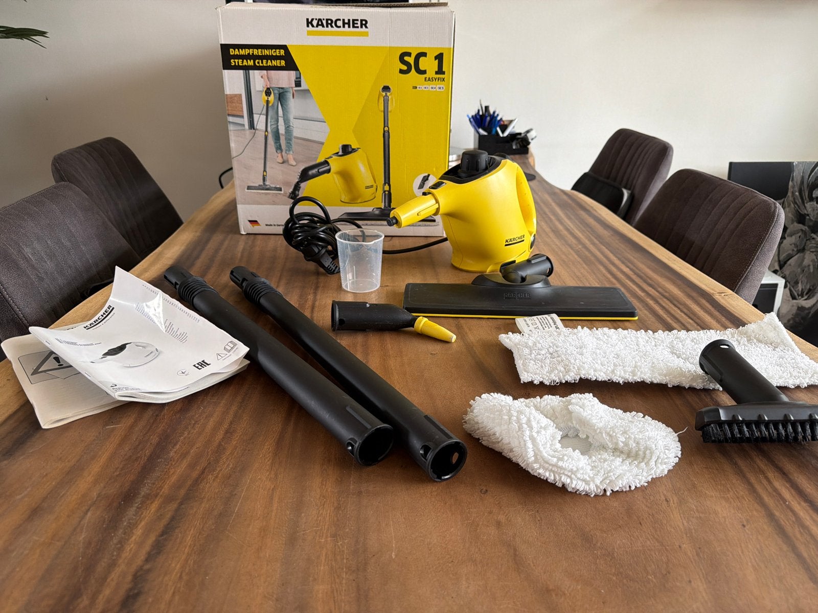 Kärcher SC 1 EasyFix Stoomreiniger - Zo goed als nieuw!, Ophalen of Verzenden, Overige typen