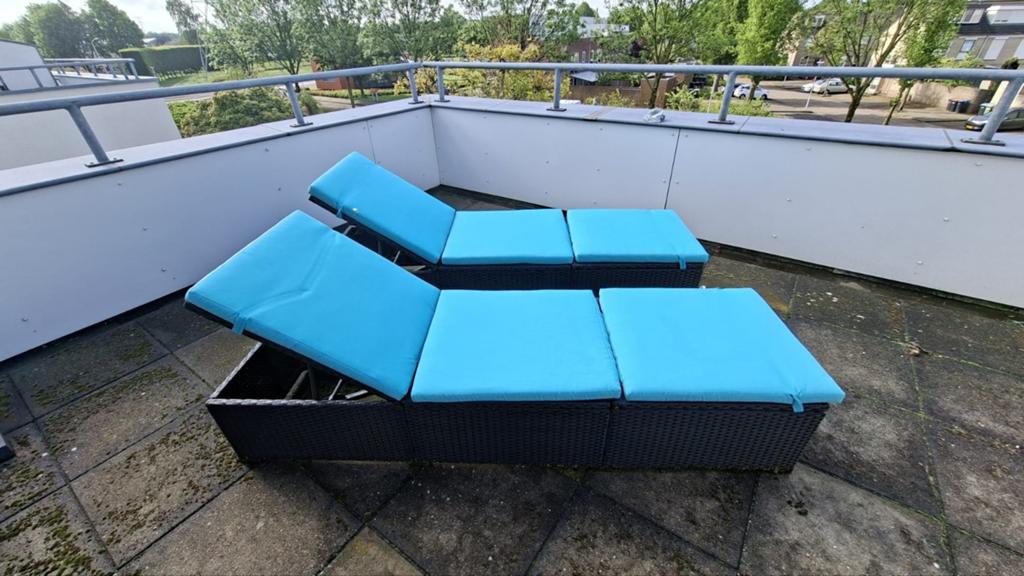 Ligbedden met Verstelbare Rugleuning (2 stuks), Tuin en Terras, Ligbedden, Ophalen, Gebruikt, Wicker, Verstelbaar