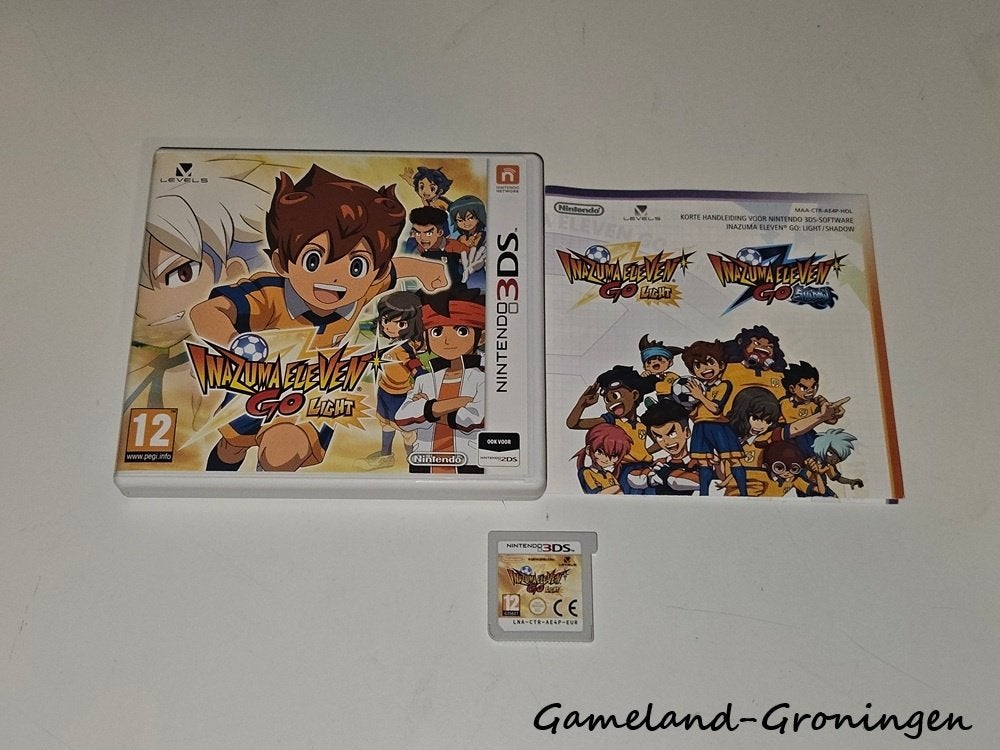 Inazuma Eleven Go Light (3DS) Compleet, Spelcomputers en Games, Games | Nintendo 2DS en 3DS, Gebruikt, -, -, 1 speler