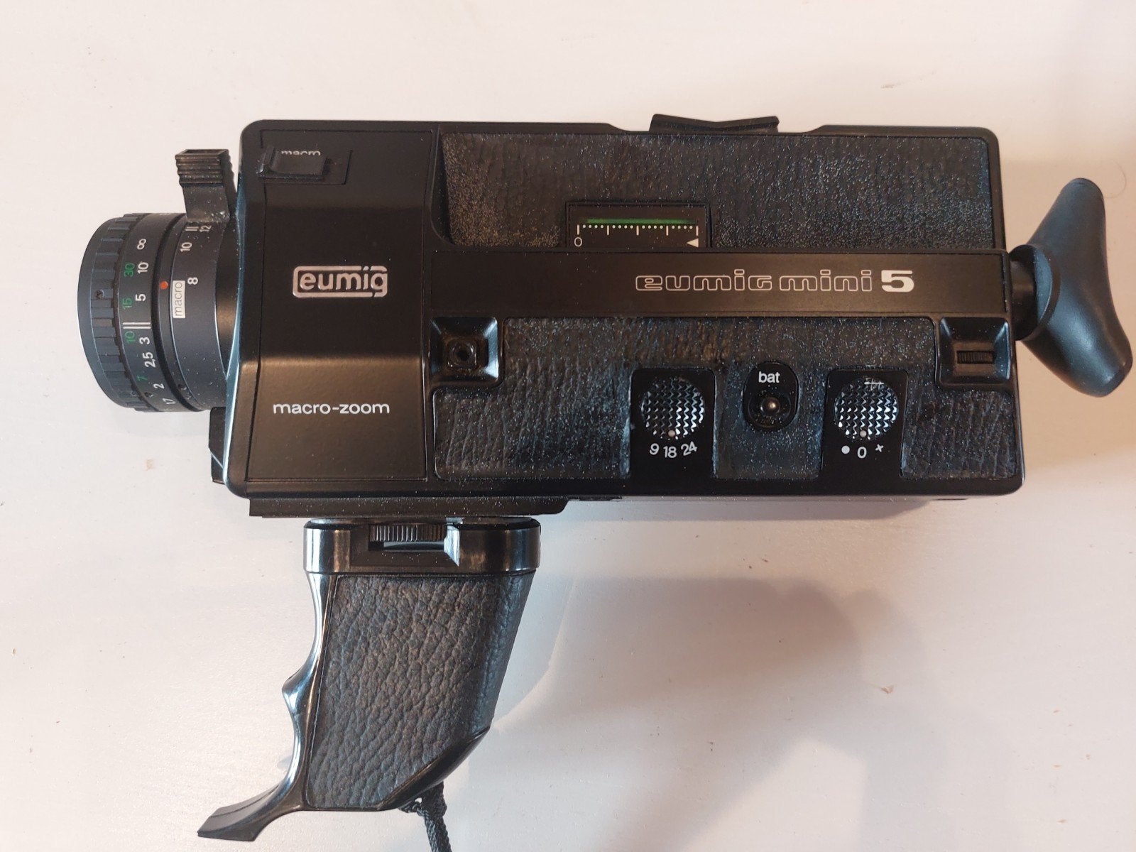 Vintage Eumig Mini 5 Super 8 Camera met Macro Zoom, Audio, Tv en Foto, Videocamera's Analoog, Ophalen of Verzenden, 8mm, Camera