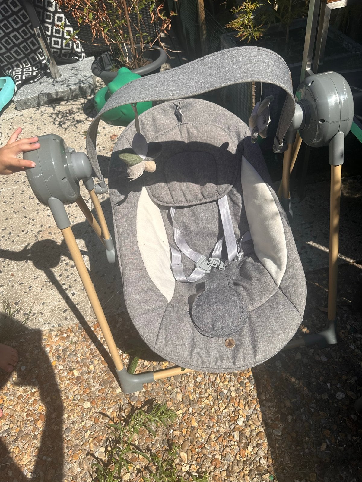 Baby swing met muziek en swing functies, Ophalen, Gebruikt