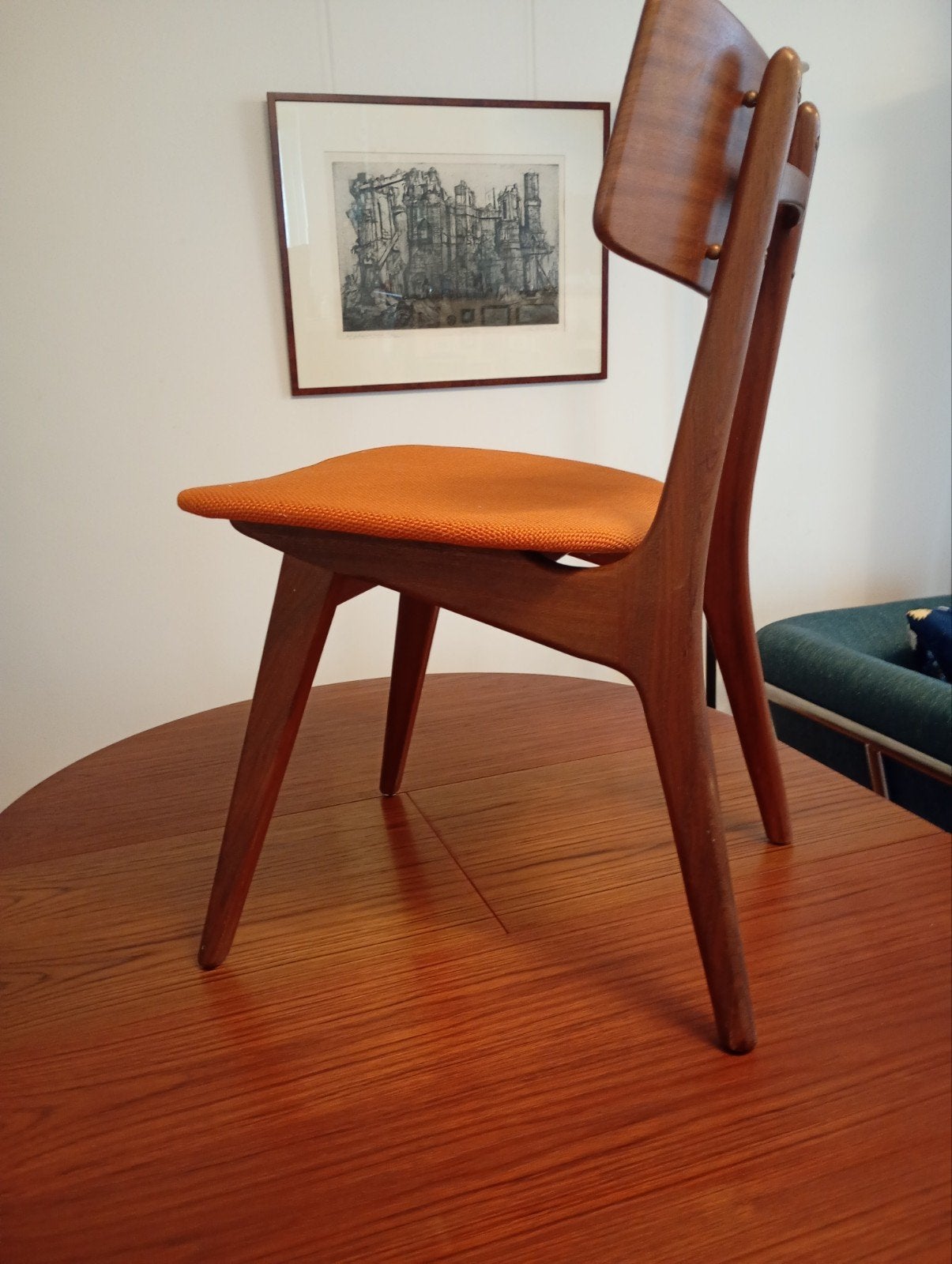 Foto 5 van Pastoe eettafel Cees Braakman (uitschuifbaar) + 4 stoelen
