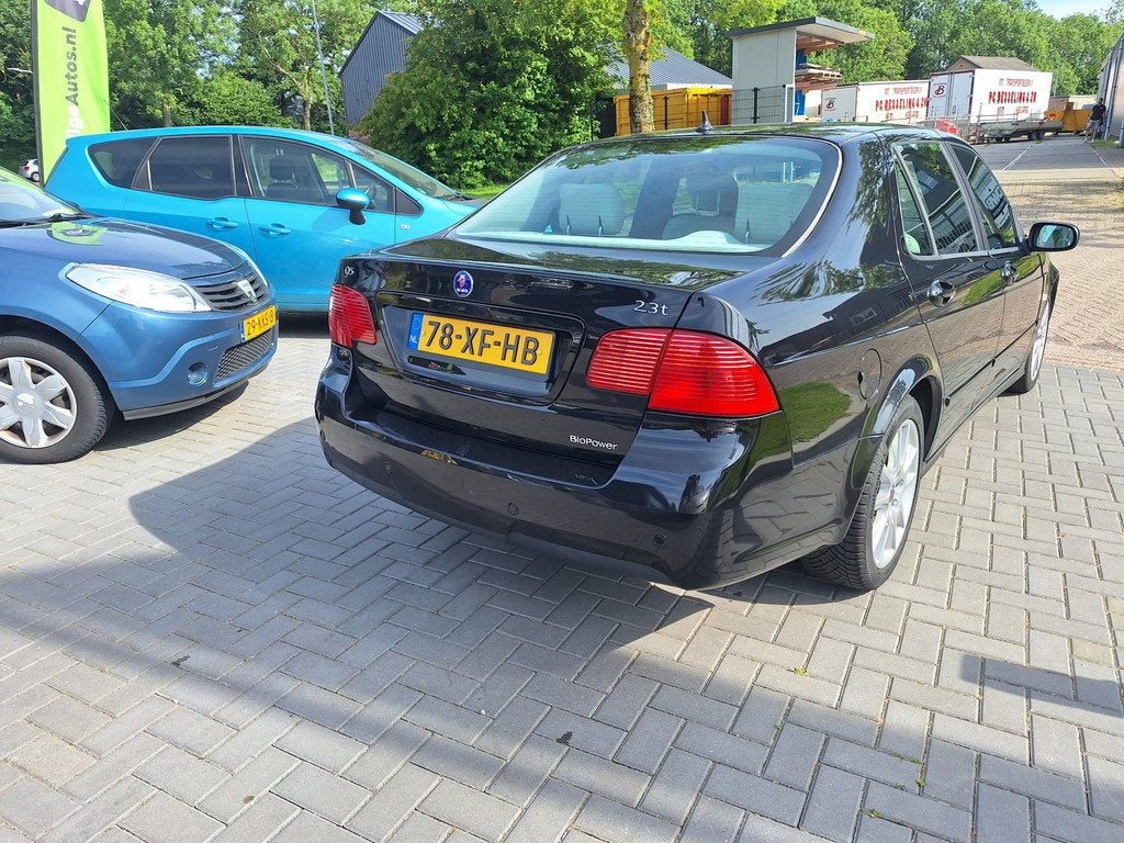 Saab 9-5 2.3t Vector / Goed verzorgde auto / Nieuwe APK bij, Auto's, 4 cilinders, 2290 cc, Zwart, Bedrijf