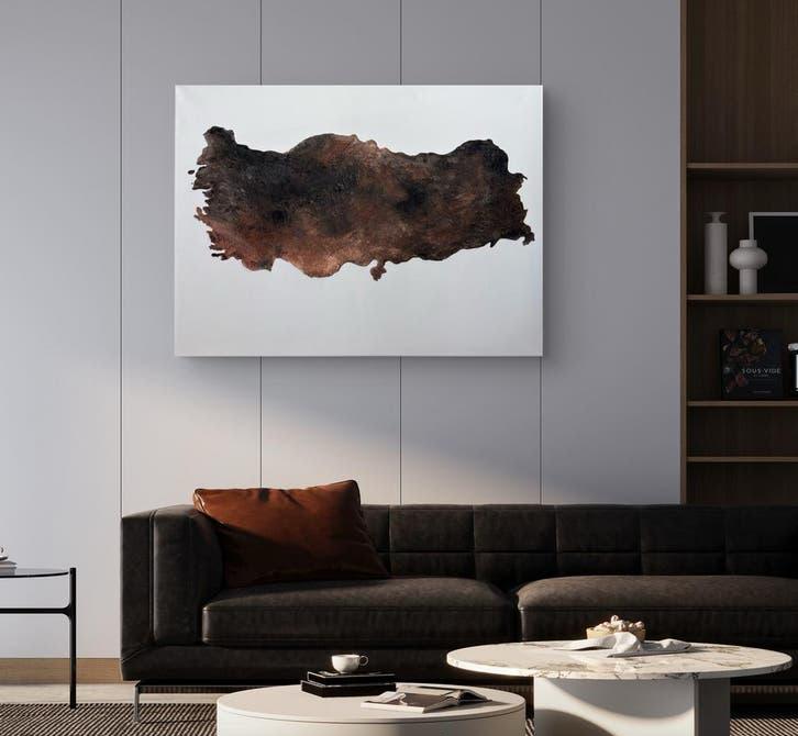 Turkiye haritasi tablosu / Schilderij landkaart Turkije, Nieuw, Ophalen of Verzenden, Schilderij, 75 tot 100 cm