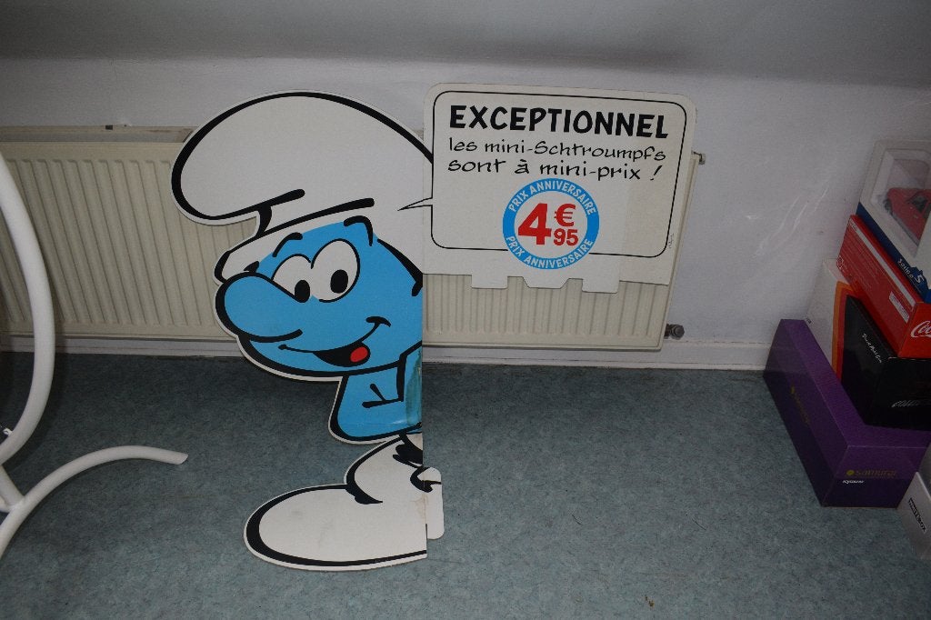kartoen display strip stripboek smurfs, Eén stripboek, Ophalen, Gelezen