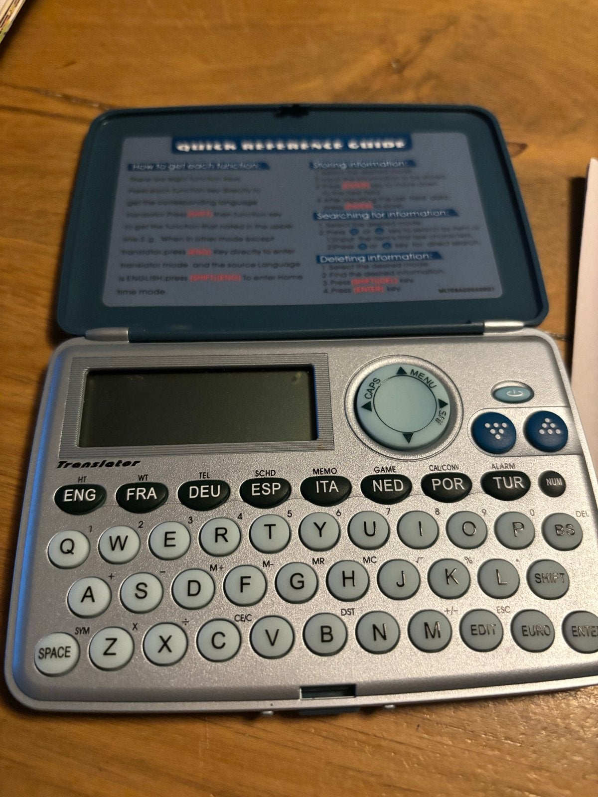 Elektronische vertaler en organizer Commodoor 503134, Ophalen of Verzenden, Gebruikt
