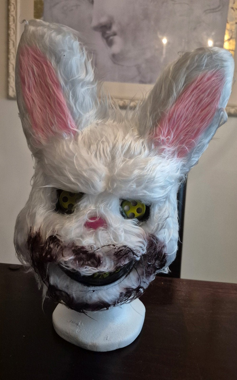 horror konijn masker NIEUW, Ophalen of Verzenden, Nieuw, Halloween of Griezel