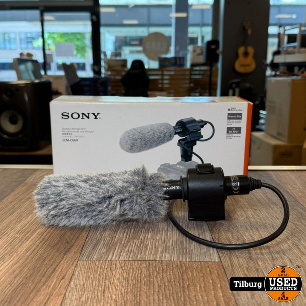 Sony ECM-CG60 richtmicrofoon | In doos | Nette staat met gar, Sony, Gebruikt, Support@sony.com, 1-7-1 Konan, Minato-ku
Tokyo 108-0075
Japan