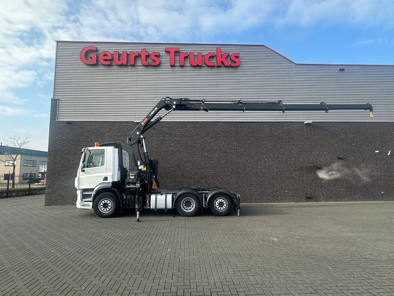 DAF CF 480 6X2 HIAB X-HIDUO 298 EP-4 KRAAN/KRAN/CRANE/GRUA, Automaat, Euro 6, Wit, Origineel Nederlands
