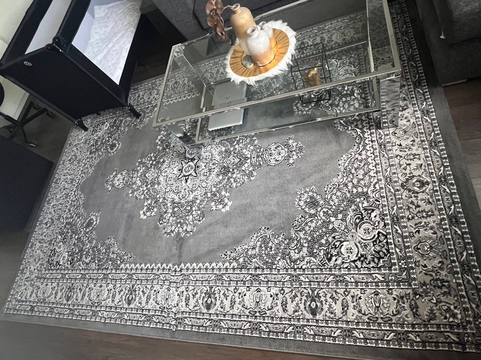 Tapijt te Koop, Ophalen, Zwart, 200 cm of meer, Zo goed als nieuw