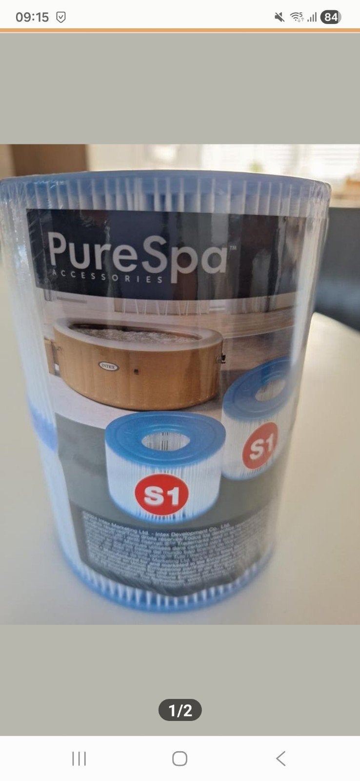 PureSpa S1 Filter Cartridge voor Intex Spa 2x, Ophalen of Verzenden, Nieuw, Filter, Vast
