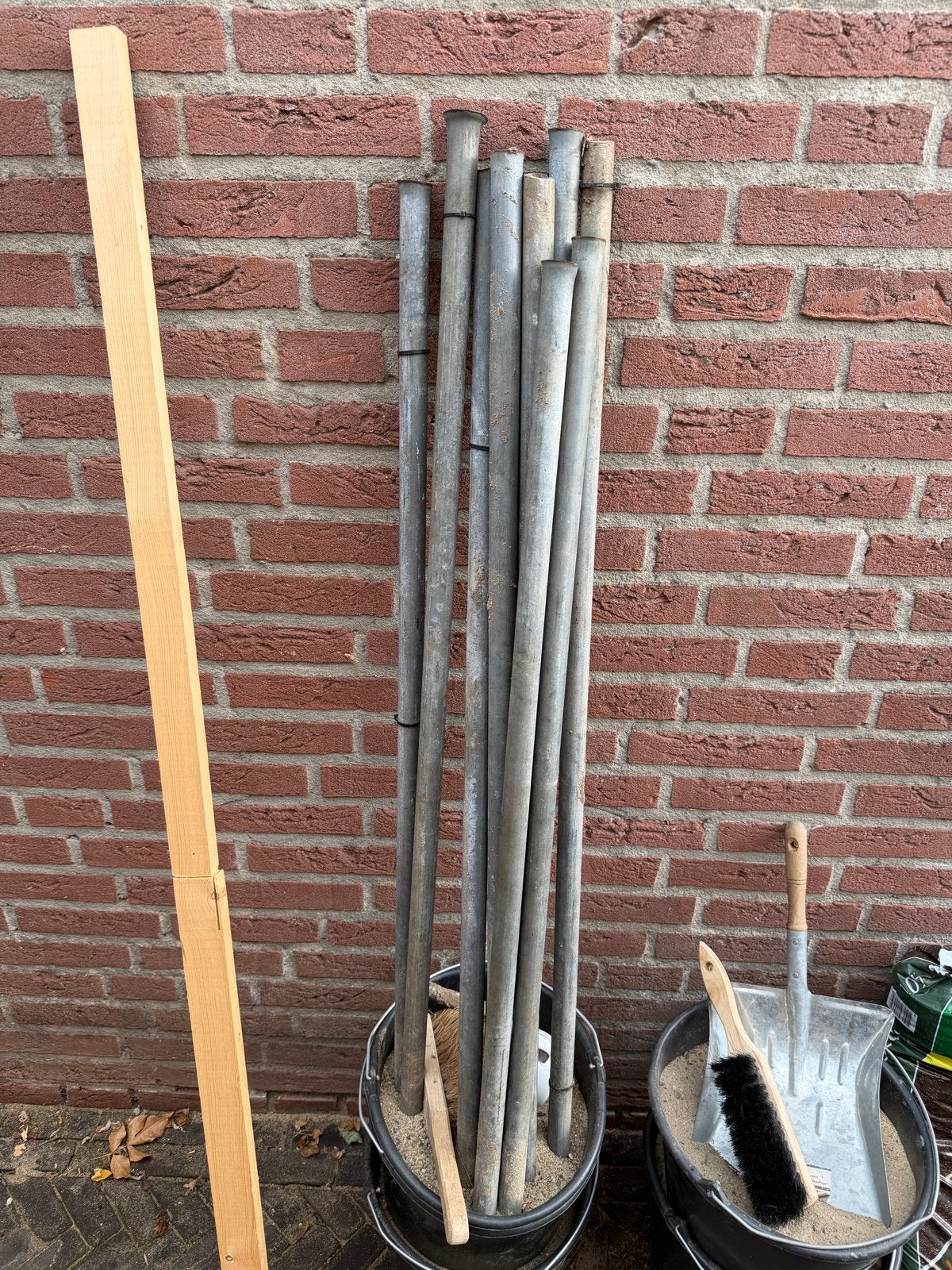 Ouder ijzeren palen gratis ophalen, Ophalen, Gebruikt, IJzer