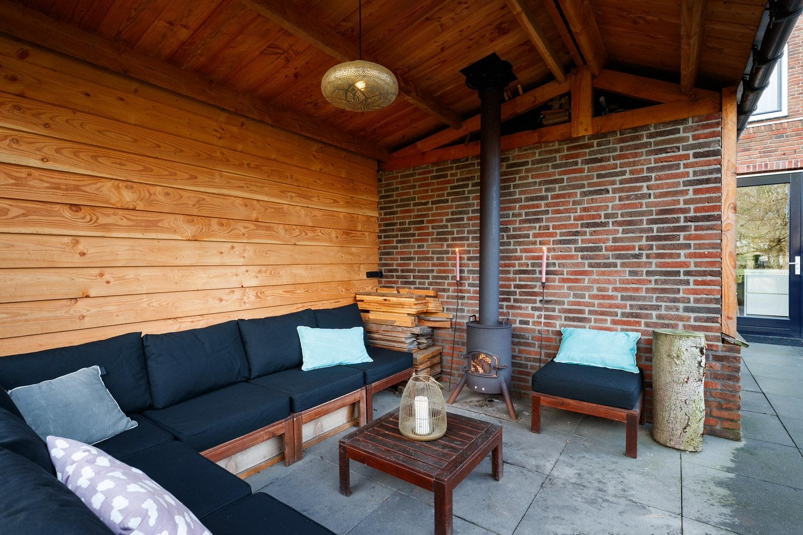 IKEA Applaro/Nammaro loungeset met Kongso/Froson kussens, Tuin en Terras, Ophalen, Gebruikt, Hout