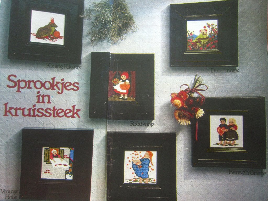 borduurpatroon  EFTELING sprookjes  kleine patroontjes, Ophalen of Verzenden, Zo goed als nieuw, Handborduren, Patroon
