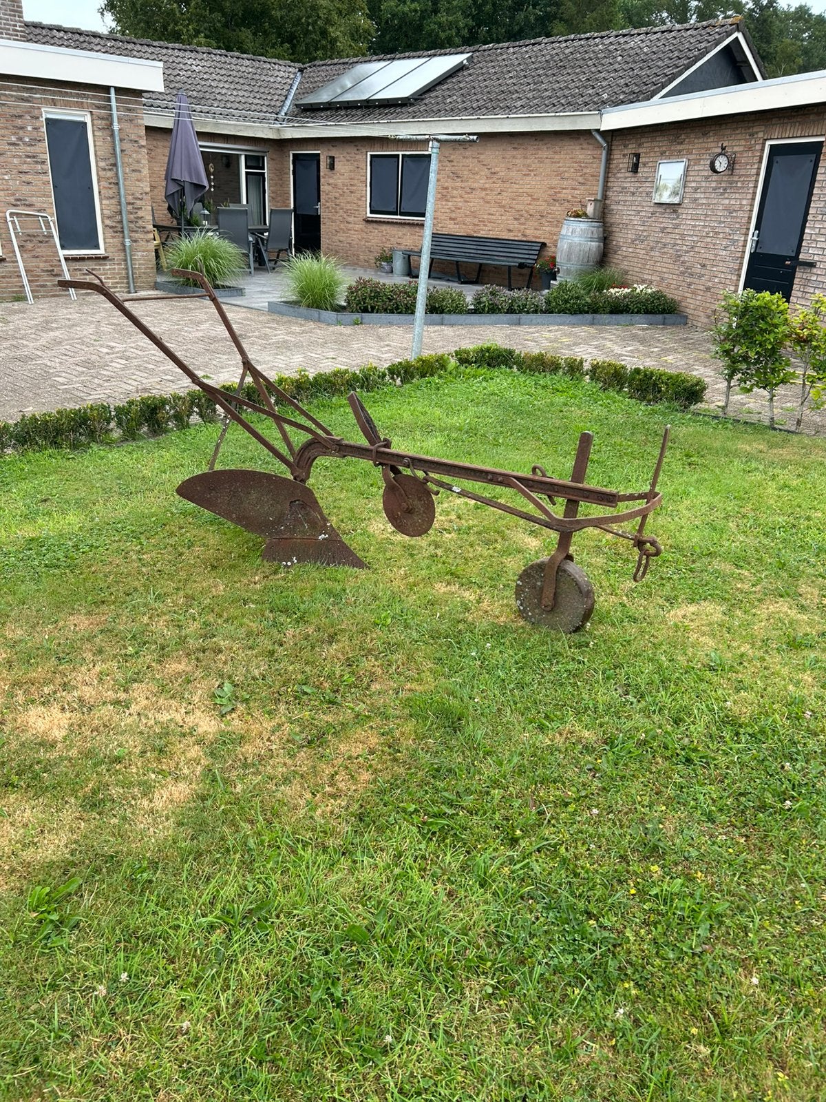 Paarden ploeg, Ophalen