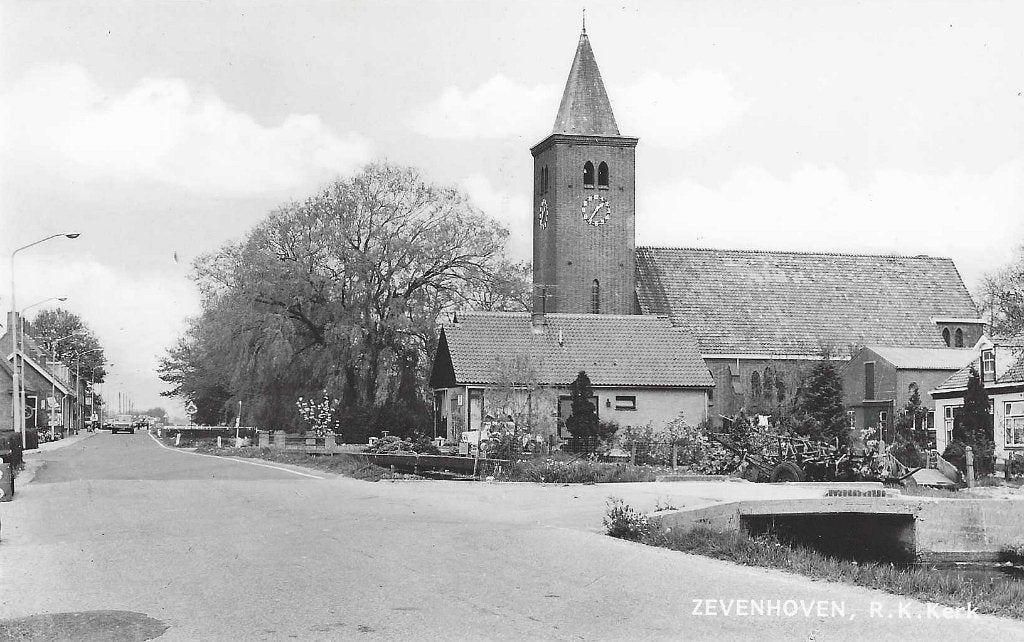 Z6 Zevenhoven  R K Kerk, Ophalen of Verzenden, 1960 tot 1980, Ongelopen, Zuid-Holland