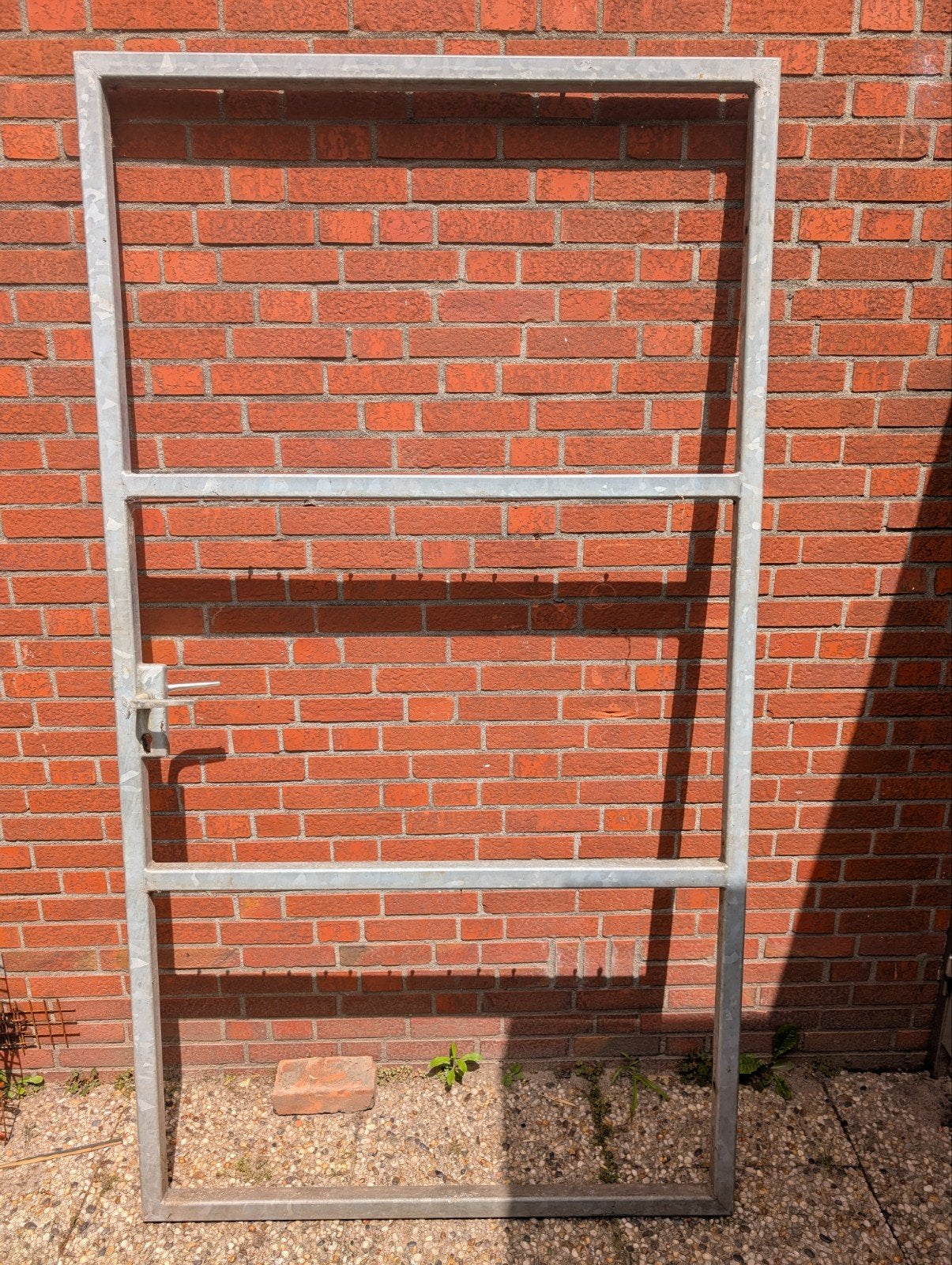 Poortframe koker 40x40x3 verzinkt 1095x2000mm, Ophalen