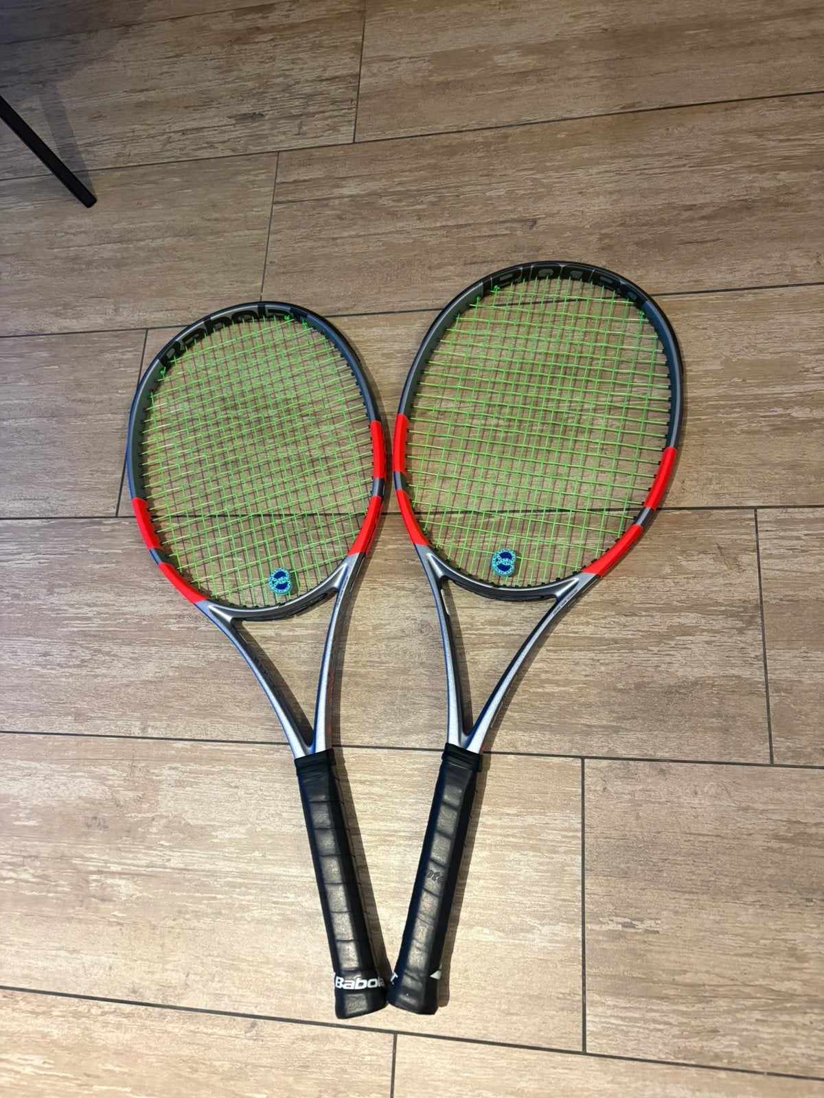 2x Babolat Pure strike 100 Gen 4 16x20, Sport en Fitness, L2, Verzenden, Zo goed als nieuw, Racket