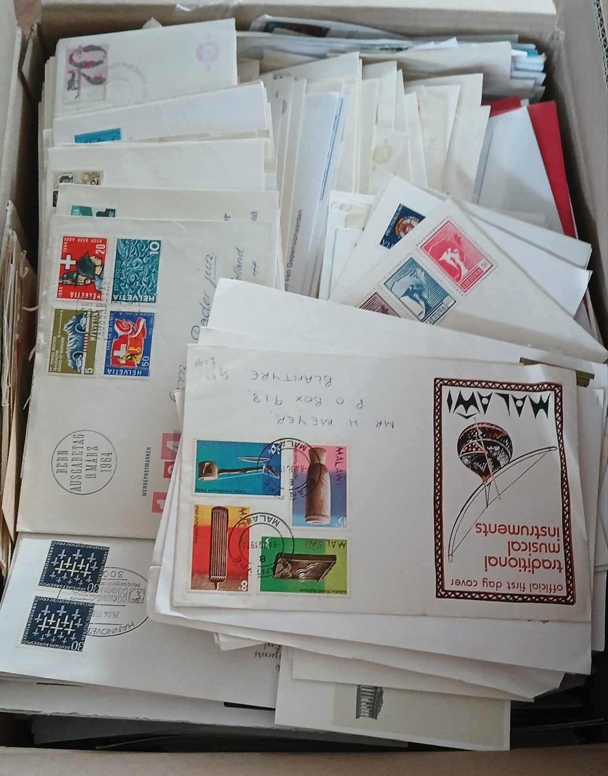 flinke doos poststukken, Postzegels en Munten, Verzenden, Nederland en Buitenland