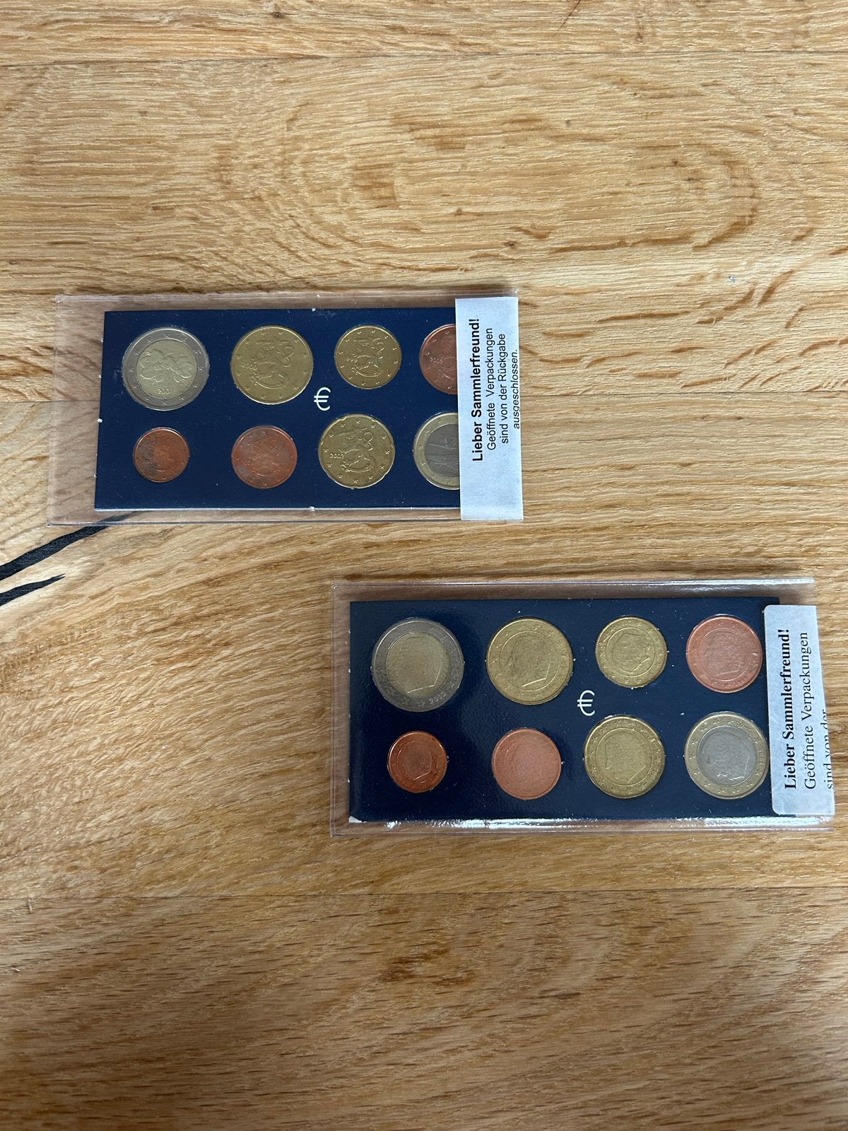 Set van 2 Euro muntsets (Finland en België), Ophalen of Verzenden, Overige landen, Overige waardes, Setje