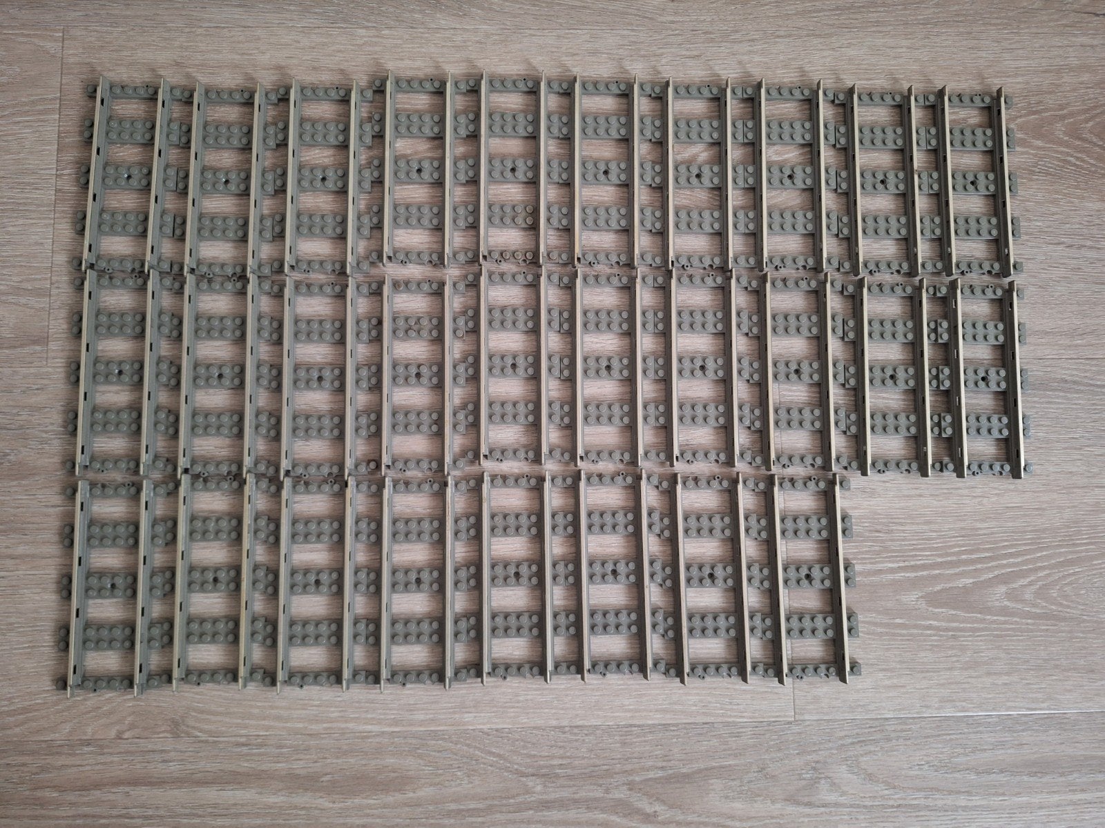 lego 9v rails recht, Ophalen of Verzenden, Gebruikt, Losse stenen, Lego